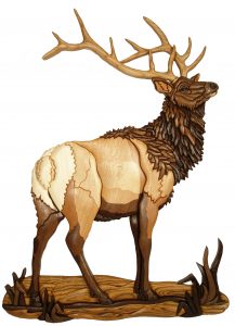 Elk Intarsia